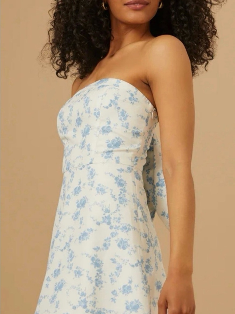Altar’d State Lilia Floral Bow Back Dress